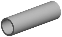 Evergreen 6236 - Rundröhre, 35 cm lang, Ø 12,7 mm (25 Stück)